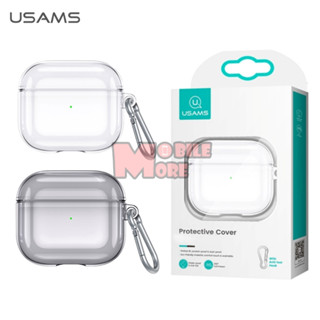 USAMS เคสแบบใสพร้อมห่วงคล้อง ใช้สำหรับ AirPods3