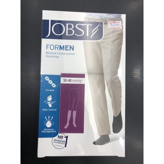 ถุงน่อง JOBST FOR MEN ระดับเข่า สีดำ แรงรัด 30-40 mmHg  เป็นถุงน่องสำหรับผู้ชายป้องกันและบรรเทาอาการเส้นเลือดขอดบริเวณขา