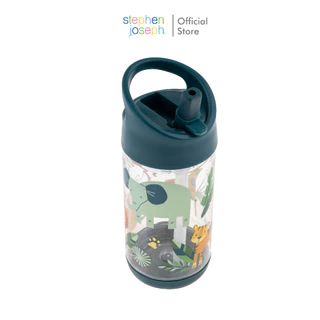 Stephen joseph กระติกน้ำเด็ก ยอดนิยมจากอเมริกา น้ำหนักเบา ขวดน้ำไปโรงเรียน FLIP TOP BOTTLE ZOO