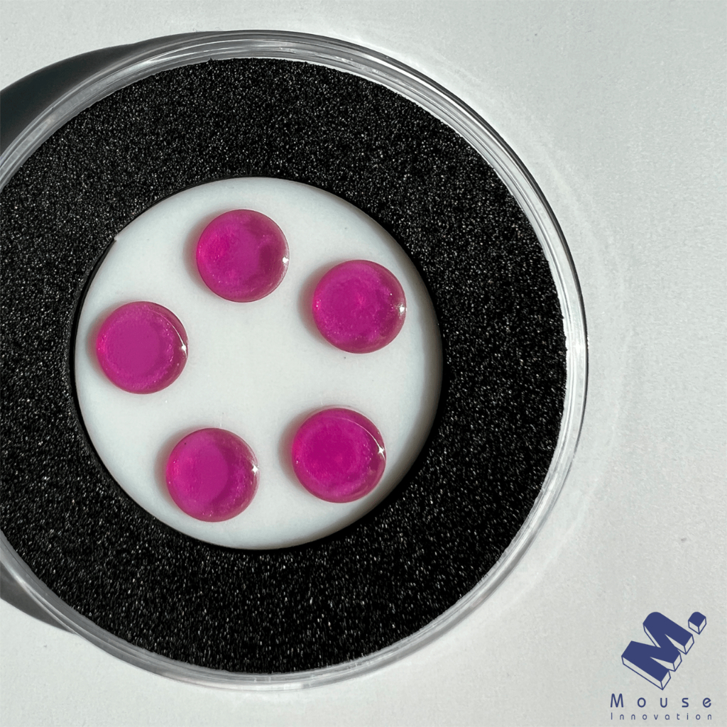 เมาส์ฟีท Sapphire (Sapphire Skates) ของ Infinity Mice Sapphire Dots+