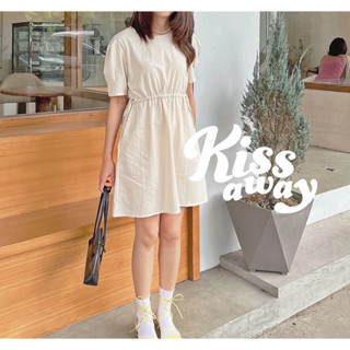 ส่งไว 033 Ginny dress เดรส สไตล์เกาหลี งานตัดทางร้าน มินิมอล ไปคาเฟ่ ไปทะเล