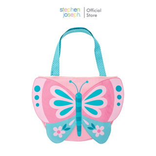 Stephen joseph กระเป๋าชายหาดเด็ก ยอดนิยมจากอเมริกา จุของได้เยอะ Beach tote bag Butterflyน่ารักเข้าชุดกับผ้าเช็ดตัวมีฮู้ด