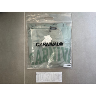 เสื้อ CARNIVAL รุ่น SS23 ICONIC WASHED OVS T-SHIRT MINT มือ1 แท้100% (มีเก็บปลายทางครับ)