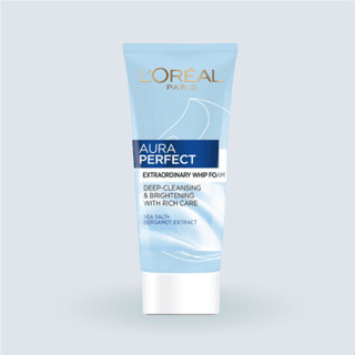 LOreal Aura Perfect Extraordinary Whip (100ml)โฟมทำความสะอาดผิวหน้าอย่างล้ำลึก ช่วยกักเก็บความชุ่มชื้น