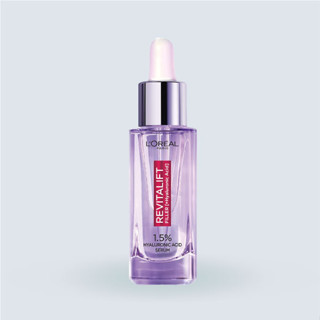 LOréal Paris Revitalift Hyaluronic Acid Serum 30ml.ผลิตภัณฑ์เซรั่มบำรุงผิวหน้า จากลอรีอัล ปารีส เนื้อเจลใส บางเบา ซึมง่