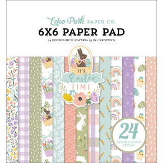 Echo Park Double-Sided Paper Pad 6"X6" 24/Pkg : Its Easter Time