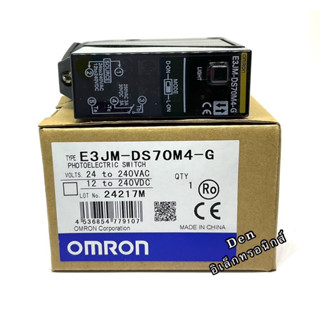 OMRON  E3JM-DS70M4-GPhotoelectric Sensor, E3JM  Diffuse Reflective, 700 mm S12 V to 240 V