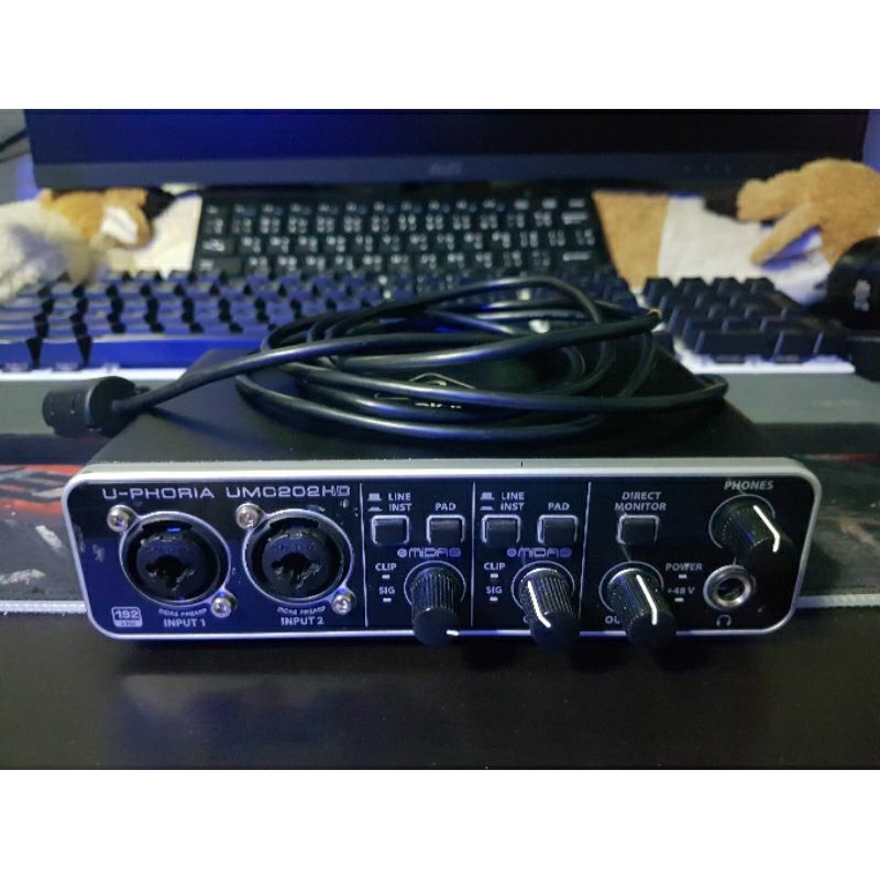 Behringer UMC202HD อินเตอเฟต ซาวด์การ์ด