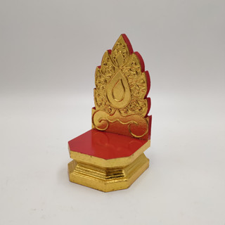 ฐานรองพระไม้ ปิดทอง ขนาดเล็ก