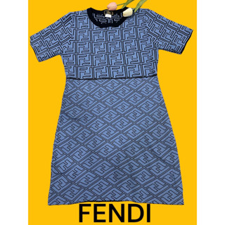 สินค้ามือสองแบรนด์เนมแท้ fendi dress monogram vintage