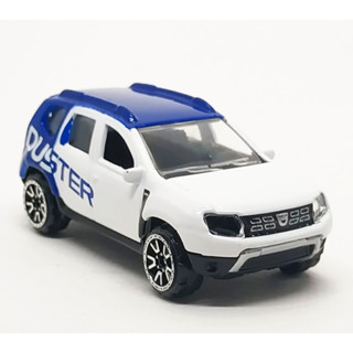 รถเหล็กมาจอเร็ต Majorette Dacia Duster Facelift สีขาว/ฟ้า ขนาด 1/64 ยาว 8 cm มือสอง #002