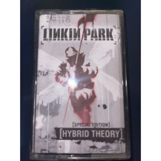 cd tape แท้ linkin park : hybrid theory รุ่นแปะบนไม่บังปก สภาพเดิมๆยุคปี2000