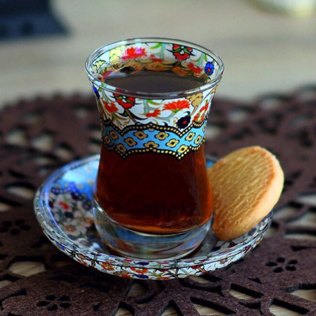 (พร้อมส่ง) Turkish tea glass - แก้วชาตุรกี