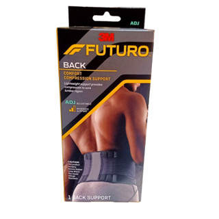 Futuro Back comfort compression supportอุปกรณ์พยุงหลังสีดำ ฟูทูโร่ รุ่นปรับกระชับได้Exp.27-10-2027 1755