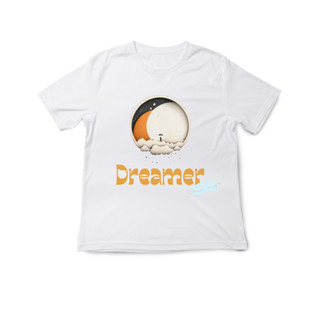 เสื้อคอกลม ผ้าฝ้าย 100% ลาย Artemis "Dreamer" | Minimal Tee | 100% Organic Cotton