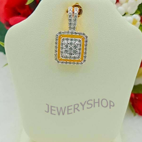 C062 จี้เพรชแฟชั้น จี้ใส่สร้อย จี้สวยๆ งานฝังเพชร ใส่ติดตัว - รูปที่ 4