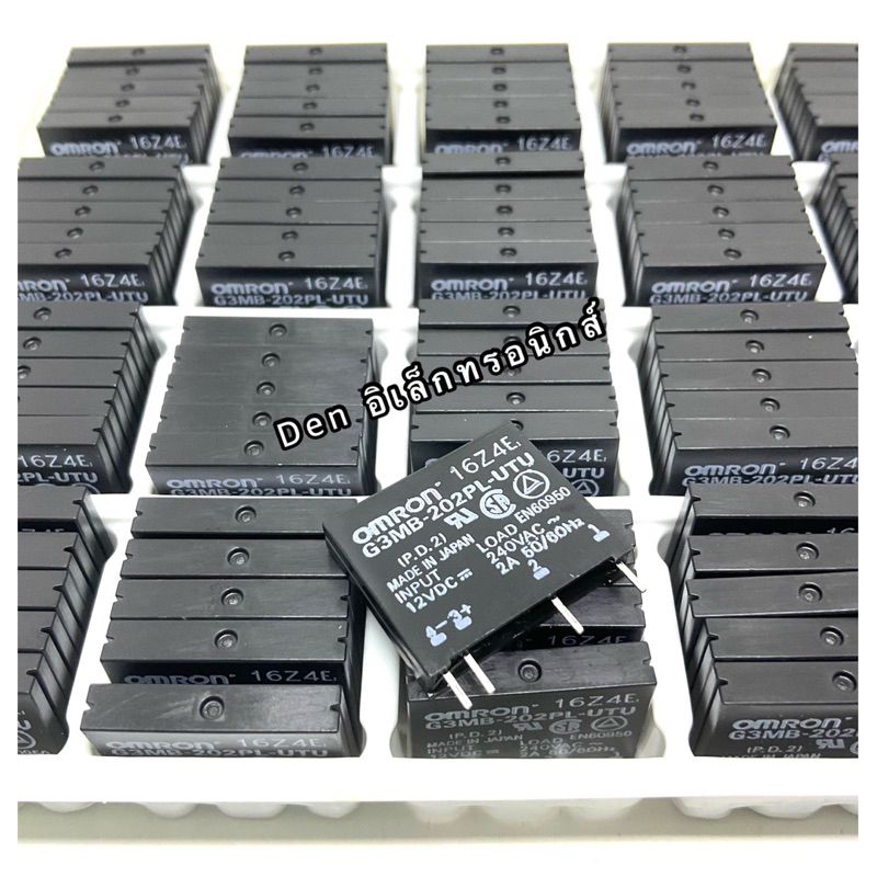 รีเลย์ G3MB-202PL-UTU-MS 12VDC. 4 ขา. OMRON แท้!! สินค้ามีราคาส่ง มีสต๊อกในไทย สินค้าออกบิลได้