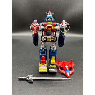 Vintage 1982 Voltron Robot Transformer Dairugger GB-75 Die Cast Popy ST Japan Figure หุ่นเหล็ก