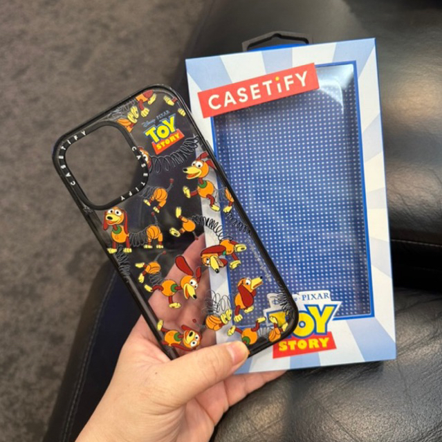 มือสอง แท้ 100% | เคสไอโฟน Casetify Toy Story - Slinky Medley (Impact Case สีดำ) รุ่น iPhone 14 Pro Max