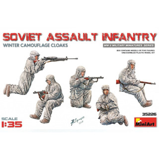 1/35 Soviet Assault Infantry (Winter Camouflage Cloaks) [MI 35226]