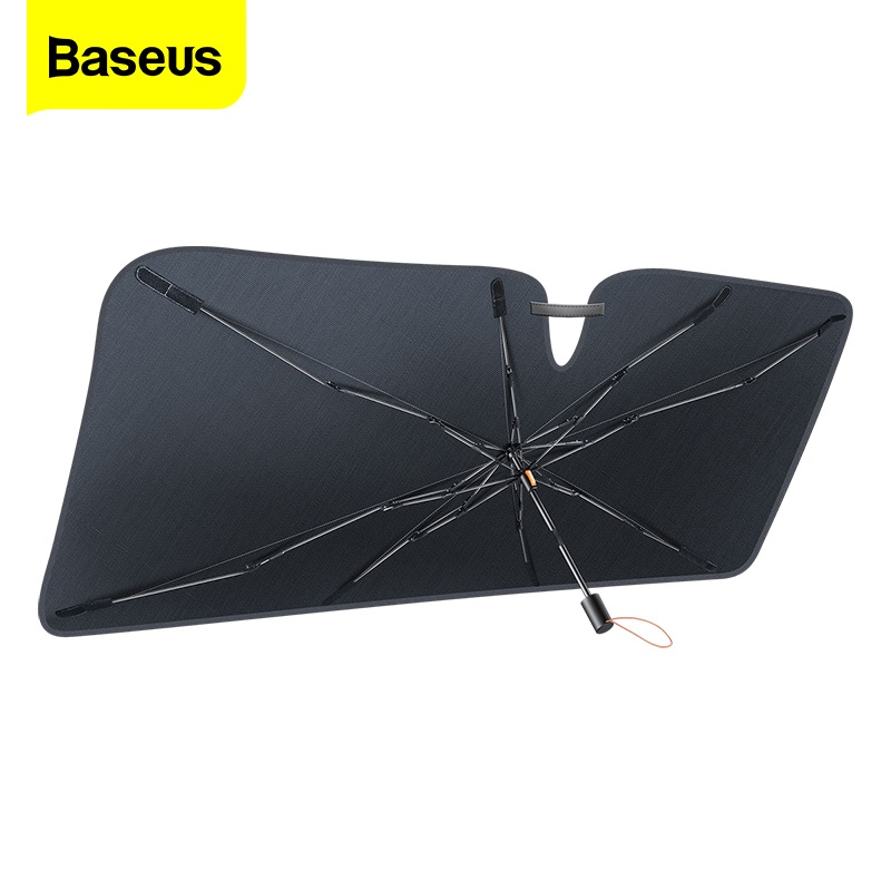 Baseus ร่มกันแดดรถยนต์ Shade Umbrella กัน UV กันน้ำ ลดความร้อนจากแสงแดด บังแดดหน้ารถ ที่บังแดด