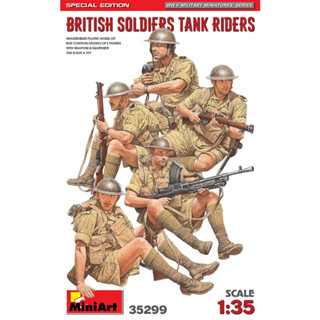 1/35 British Soldiers Tank Riders.Special Edition [MI 35299]