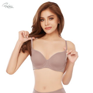 Presea บรามีโครงเต้าเรียบ รุ่น Classy Bra สีชมพู(Deep Rosie) MA1705