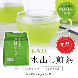 Tokuyo Ryokucha Green Tea Bag ขาเขียวใบชนิดแพคซอง 208 g (4gx52pcs)