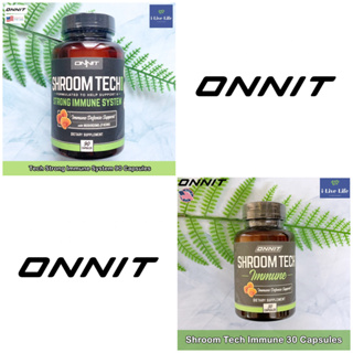 ONNIT - Shroom Tech Strong Immune System 30 Capsules or 90 Capsules ผลิตภัณฑ์เสริมอาหาร เห็ดและสมุนไพร