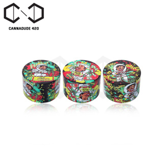 Grinder Honeypuff grinder 63mm. เครื่องบด ที่บด ขนาด 63มม. 4 ชั้น Metal grinder Rasta