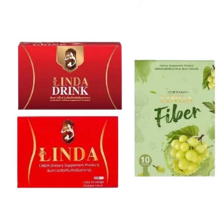 (ซื้อ1แถม1ขวดชง)แท้💯% น้ำชงลินดาเอวบาง/ไฟเบอร์ลินดา Linda Drink