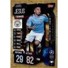 Match attax 19/20 Hattrick Hero ใบพิเศษ  Jesus , Kane