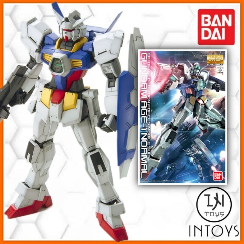 BANDAI - (MG) 1/100 GUNDAM AGE-1 NORMAL ( Gunpla ​/ Gundam Plastic​ Kits)