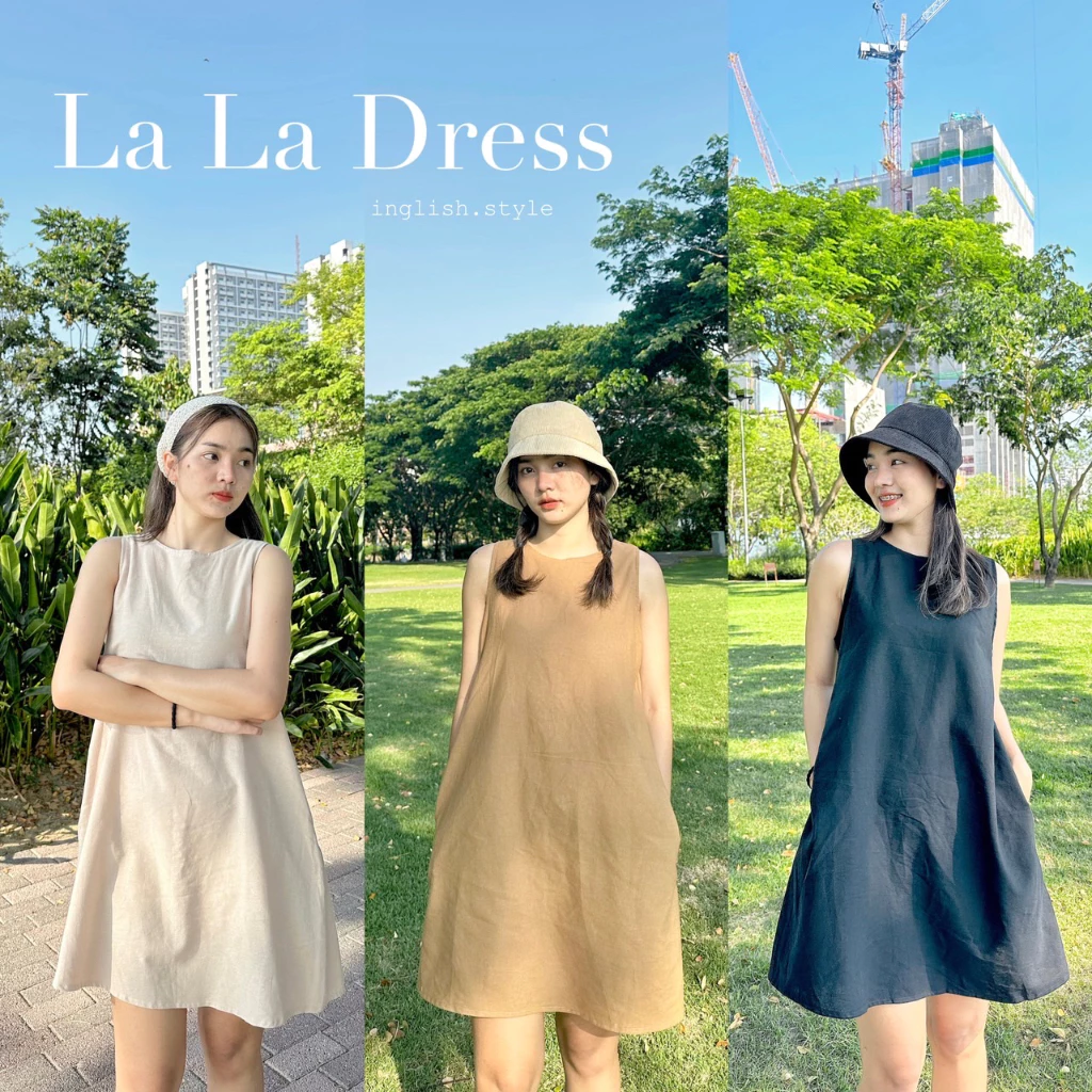 มินิเดรสคอกลม ชุดน่ารักๆ รุ่น La La dress