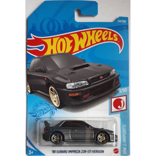 Hot Wheels HW J-Imports No.124 - 98 Subaru Impreza 22B-STi Version ฮอตวิว รถเหล็ก รถของเล่น