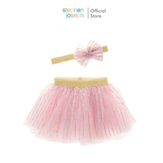 Stephen joseph กระโปรงเด็กผู้หญิงน่ารักพร้อมผ้าคาดผม ยอดนิยมจากอเมริกาTUTU TUTU AND HEADBAND SET BUNNY กระโปรงบัลเล่ต์