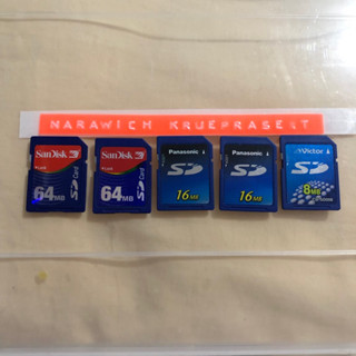 SD Card 64MB 16MB 8MB เมมกล้อง