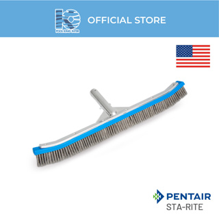 แปรงสแตนเลสขัดตะไคร่ในสระขนาด 18 นิ้ว Pentiar (USA) 18" S/S ALGAE BRUSH WITH ALUMINUM HANDLE