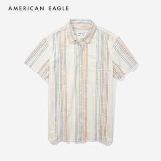 American Eagle Brent Stripe Shirt เสื้อเชิ้ต ผู้ชาย (NMSH 015-5969-101)