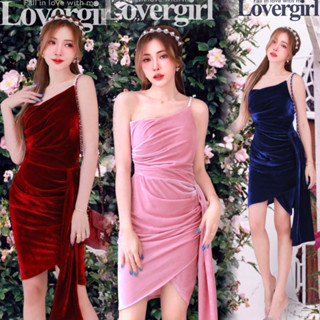 LOVERGIRL🦋VELVETPEARL เดรสออกงาน ชุดเที่ยว เดรสไปงานแต่ง เพื่อนเจ้าสาว กำมะหยี่แต่งไข่มุก