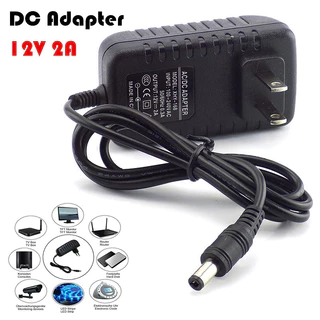 AK อะแดปเตอร์ Adapter 12V 2A CCTV Adapter DC 12V 2A 2000 mAh สำหรับกล้องวงจรปิด (หัว 5.5 x 2.5MM)