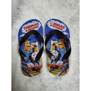 พร้อมส่ง❗️ Thomas and Friends รองเท้าแตะ หนีบ สำหรับ เด็ก 15cm 15.5cm 15ซม 15.5ซม.