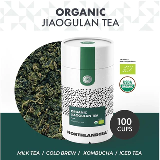 Northlandtea - ชาเจียวกู่หลาน USDA&EU ออร์แกนิค 100g -สมุนไพรแห่งชีวิต- HOT&ICED TEA / COLD BREW etc