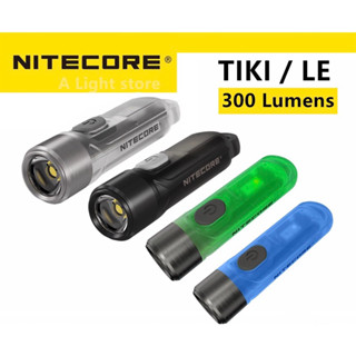 พร้อมส่ง NITECORE TIKI/GITD ไฟฉาย พวงกุญแจ 300 Lumens 500 mW ชาร์จ USB พร้อมไฟฉาย OSRAM P8 LED แบบพกพา ขนาดเล็ก