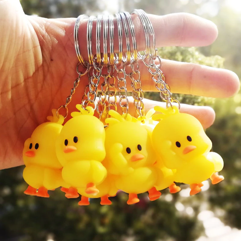 พวงกุญแจเป็ด จี้ตุ๊กตาเป็ดสีเหลือง thumbnail 10