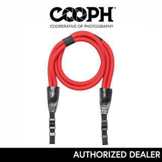 LEICA DOUBLE ROPE STRAP SO - RED by COOPH [19882] 126cm.