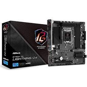 (Z790M PG LIGHTNING/D4) MAINBOARD (เมนบอร์ด) ASROCK Z790M PG LIGHTNING/D4 (DDR4) (SOCKET LGA 1700) (MICRO-ATX)