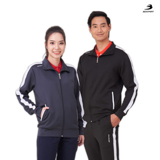 BCS SPORT เสื้อวอร์ม ตัดต่อแถบ UNISEX รหัส SF6006 เนื้อผ้า ไมโครโพลีเยสเตอร์ BCS TRACKSUIT MICRO POLYESTER