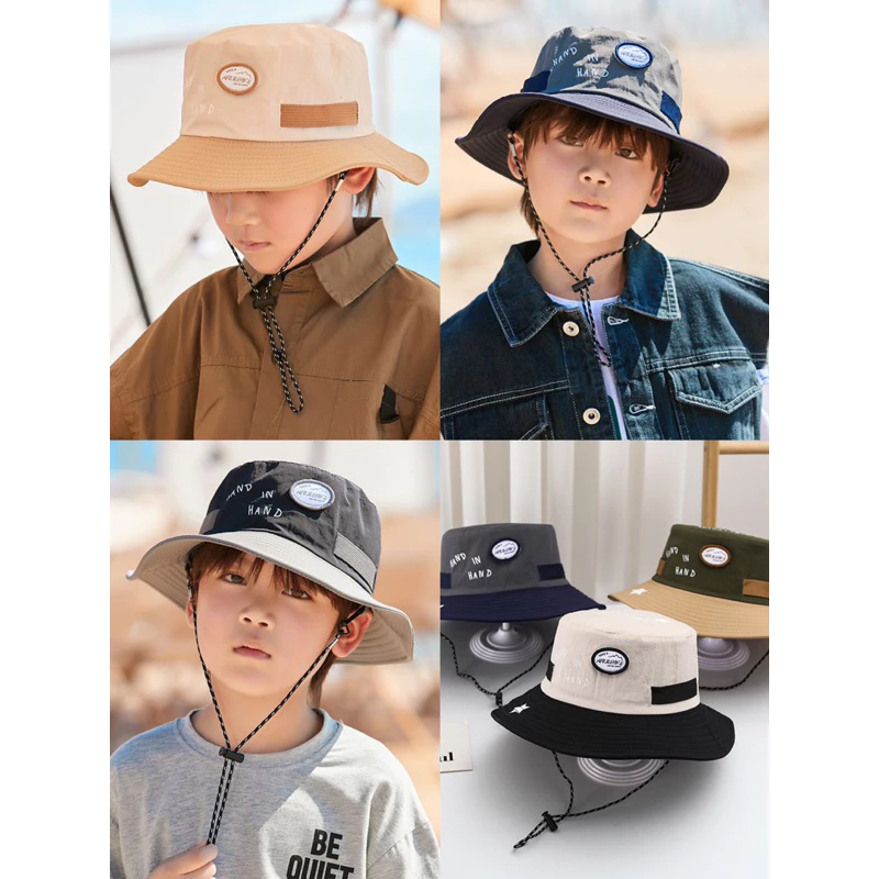 หมวกเด็ก12เดือน-7ปี รอบหัว:52-54cmหมวกบักเก็ต(Bucket）เดีนป่าแคมปิ้ง thumbnail 6