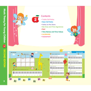 หนังสือเรียนเปียโน Poco Music Theory for Young Children Book